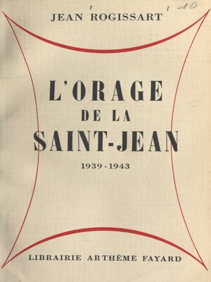 cover image of L'orage de la Saint-Jean
